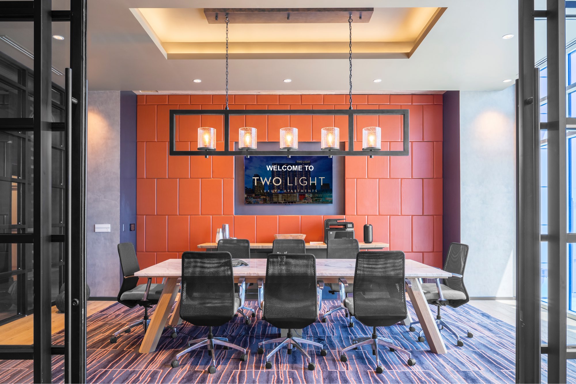 Two Light Luxury Apartments offers a Business Center and Conference Room